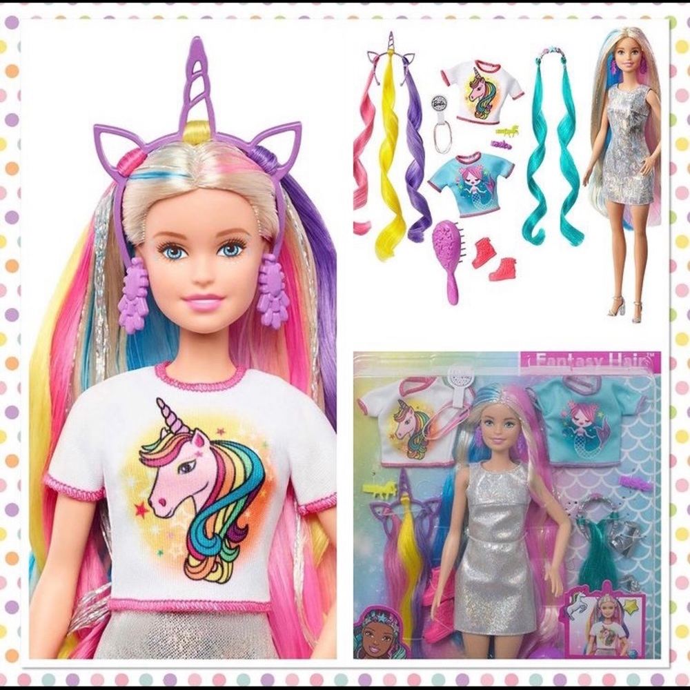 🥳PRICE DROPPED🥳Barbie Fantasy Hair Doll NWT